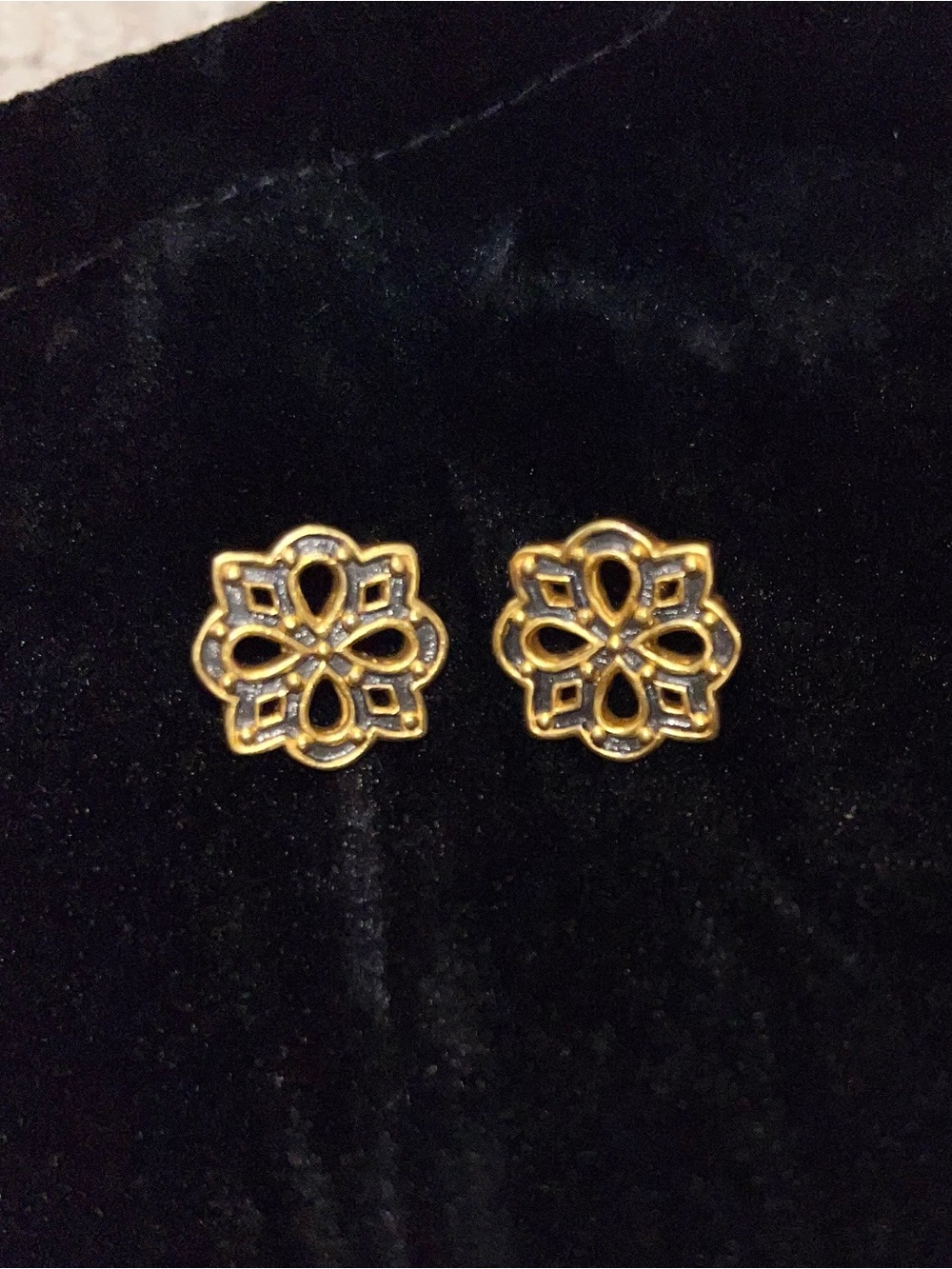 Julie Vos Soho Collection Mixed Metal Stud Earrings